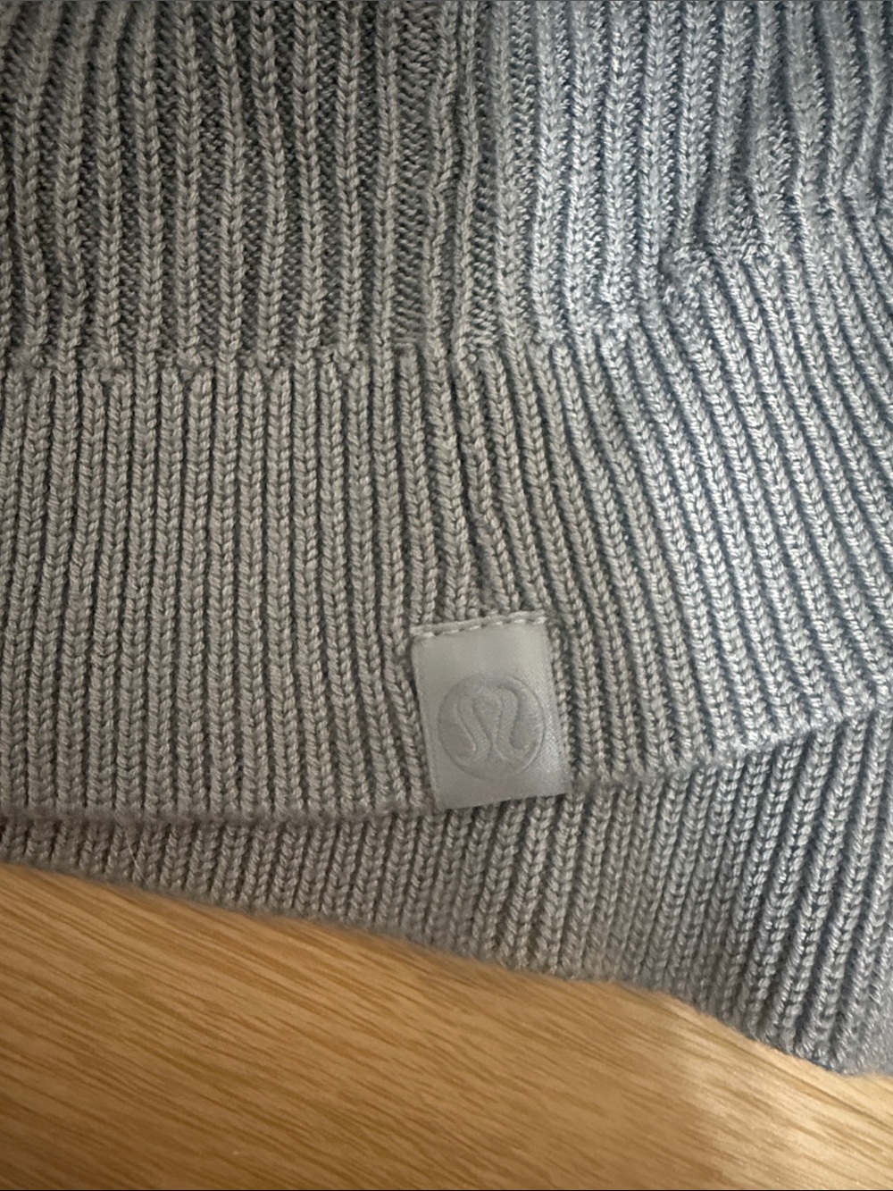 Lululemon Ribbed Knit Sweater in Dusty Blue - Picture 3 of 4